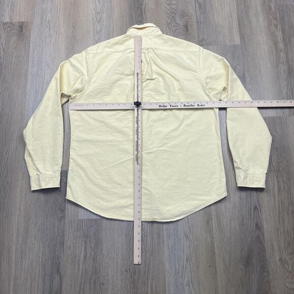 Ralph Lauren Rugby Shirt Mens Extra Large Yellow University Oxford Button Down - Picture 9 of 12